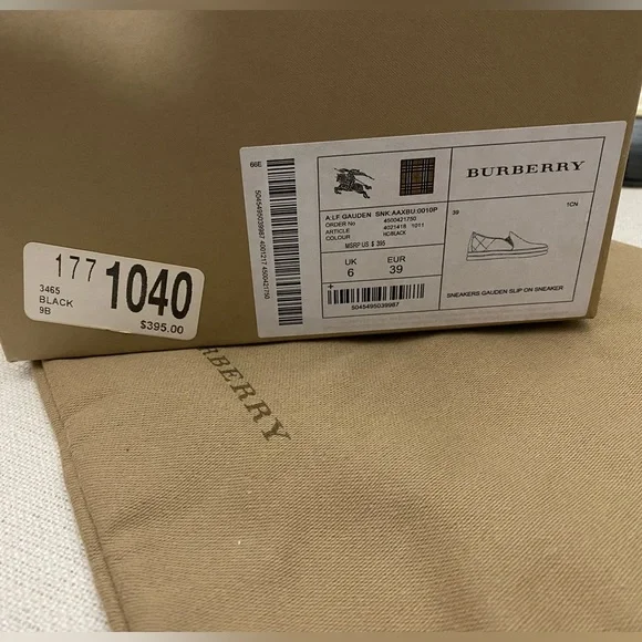 Burberry heart check Slip On Sneakers - Picture 6 of 6